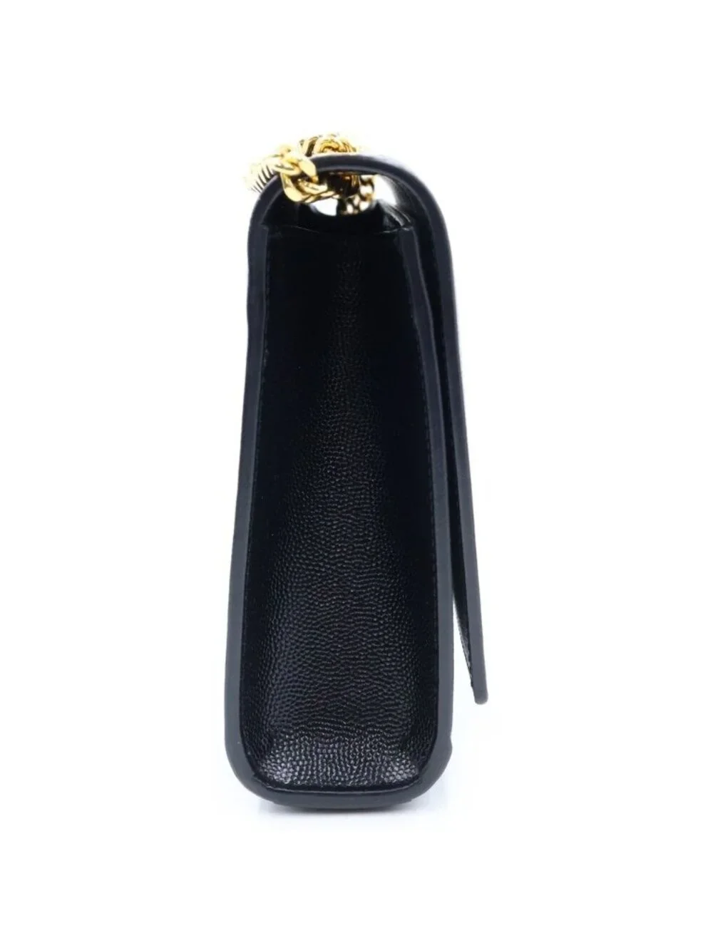 Saint Laurent Paris Kate Small Chain Shoulder Bag Back Black Caviar Leather